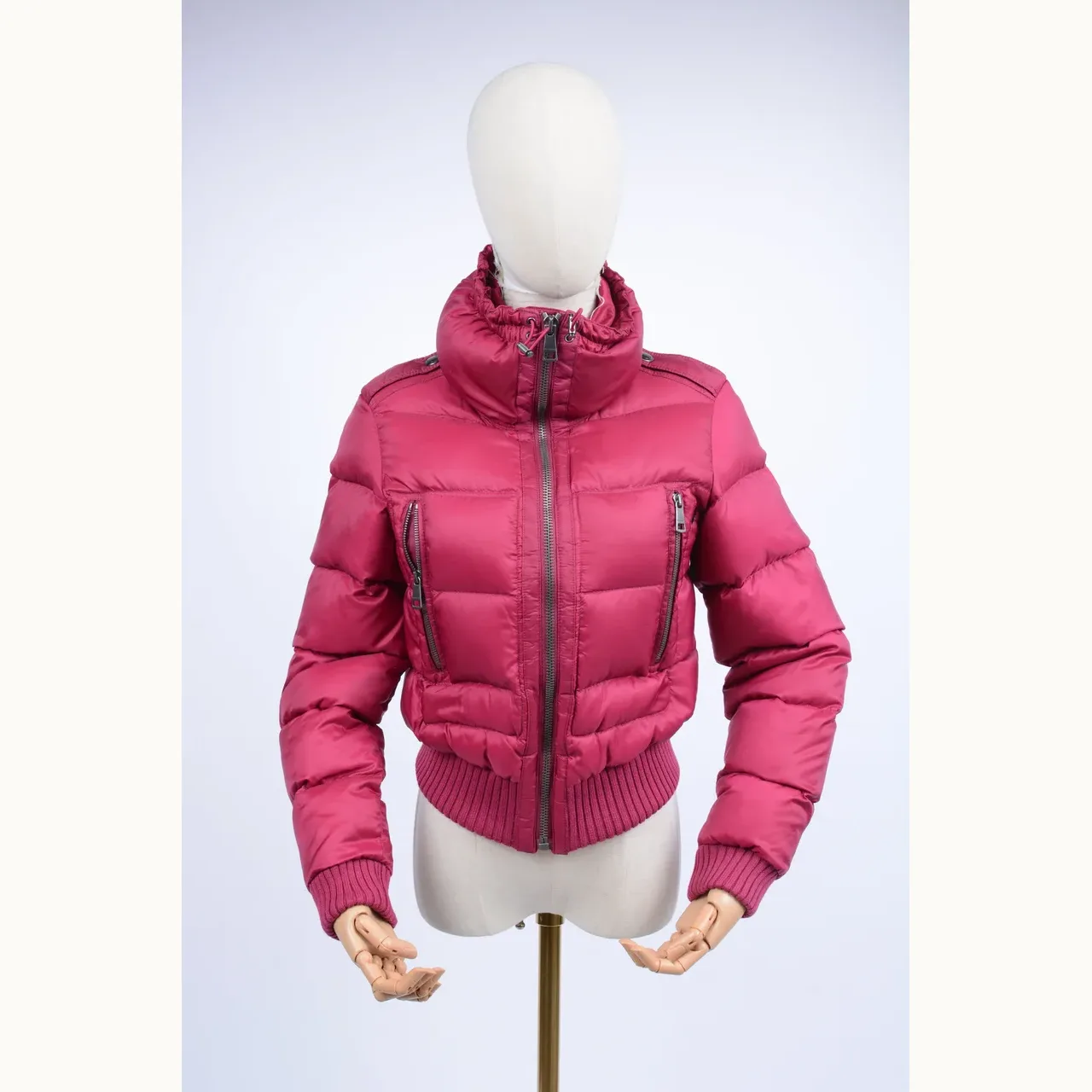 Burberry Puffer Crop Rosa, Talla S