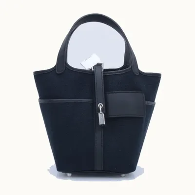 Bolso Hermès Picotin 18 PM Pocket Negro