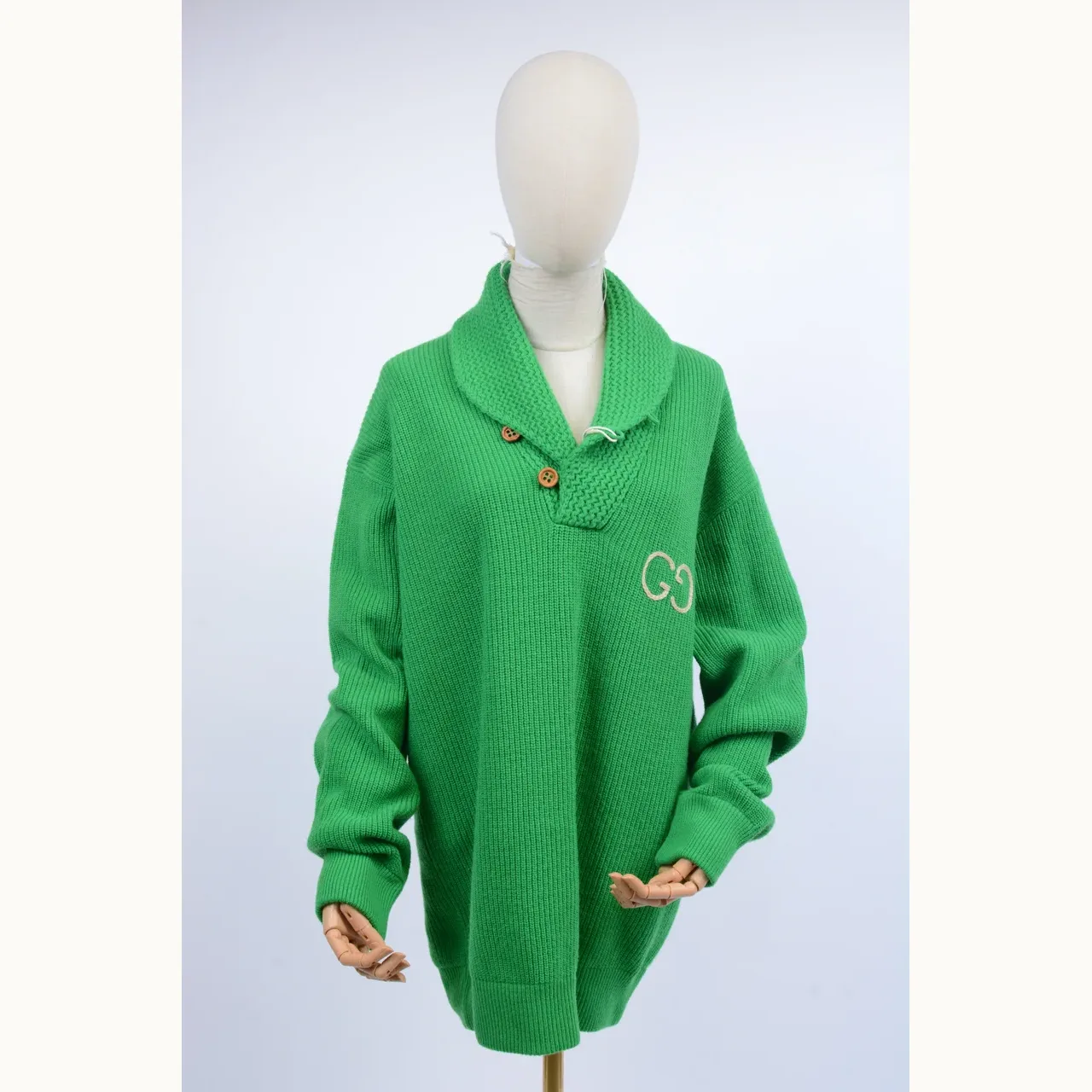 Gucci GG Pull Verde, Talla XXL