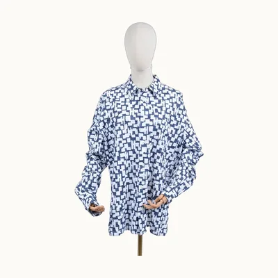 Hermès Motif Blue, Size XXL