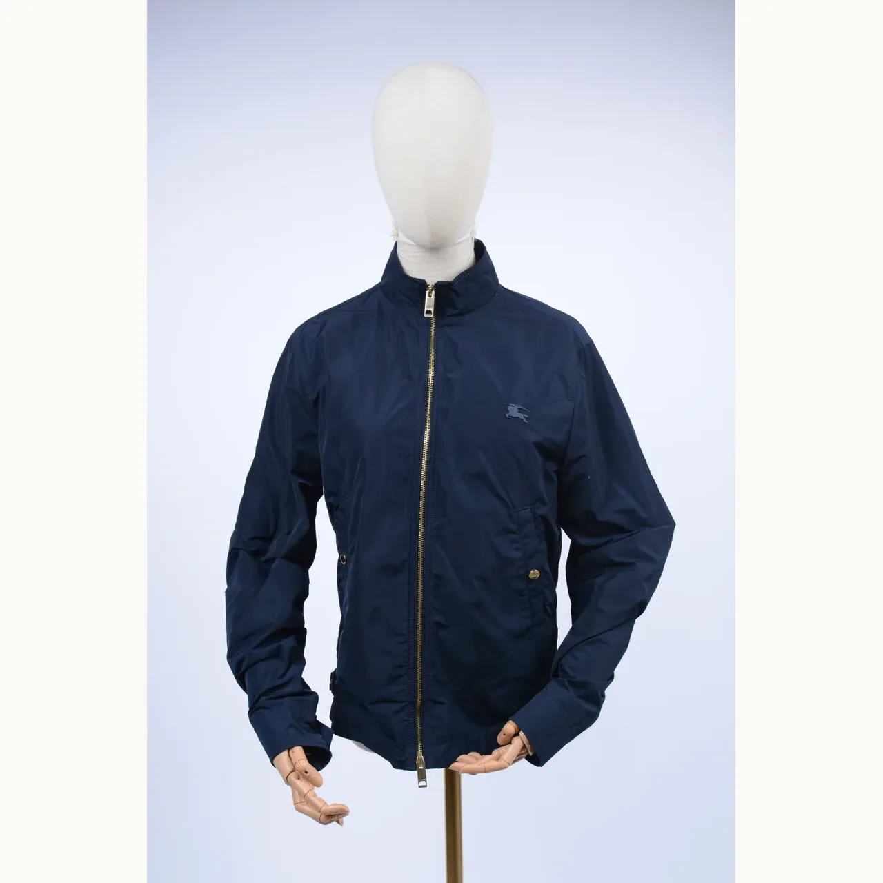 Burberry Bomber Azul, Talla XS