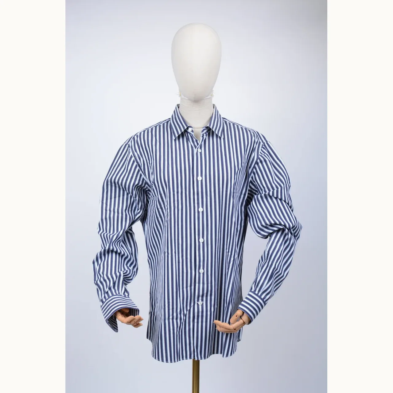 Salvatore Ferragamo Stripes Azul, Talla L