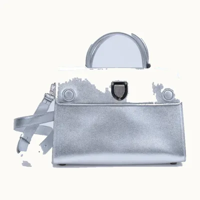 Bolso Dior Diorever Medium Plateado
