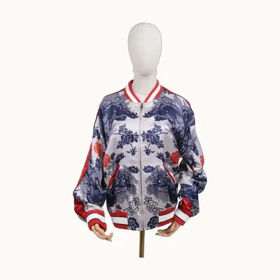 Gucci Bomber Estampado, Talla S