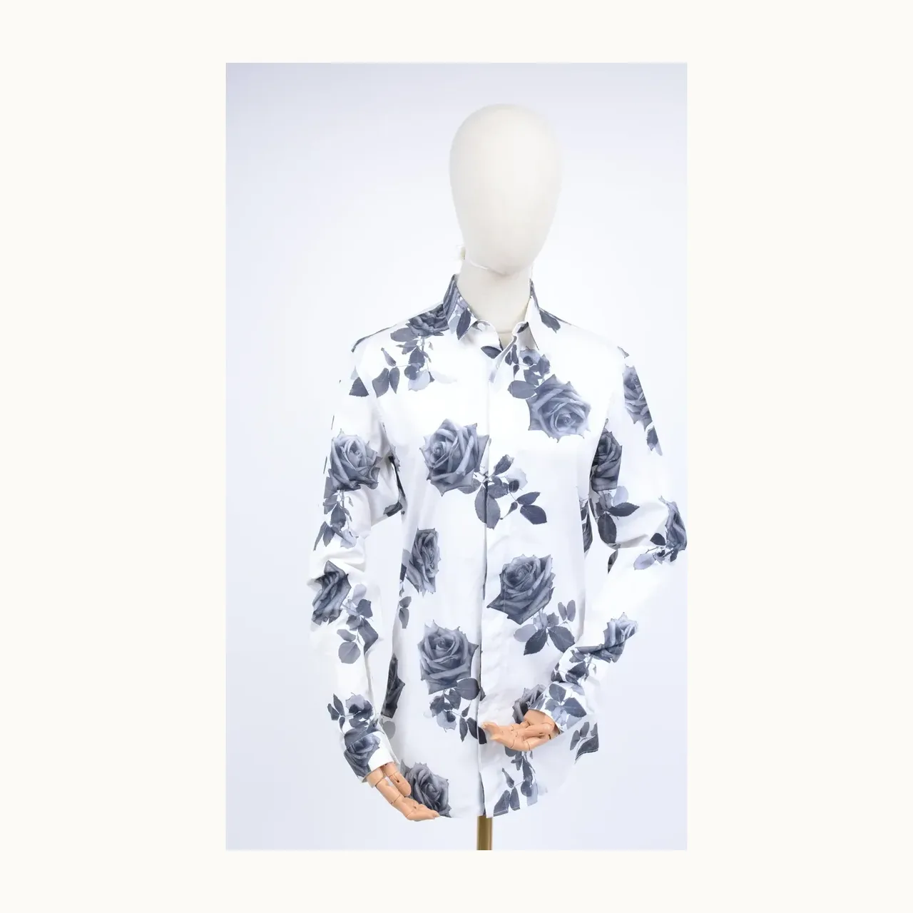 Dior Flower Print Blanca, Talla M
