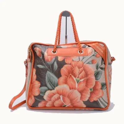Bolso Balenciaga Blanket Square Naranja