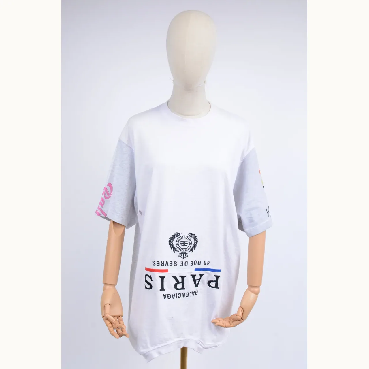 Balenciaga Upside Down Blanca, Talla L