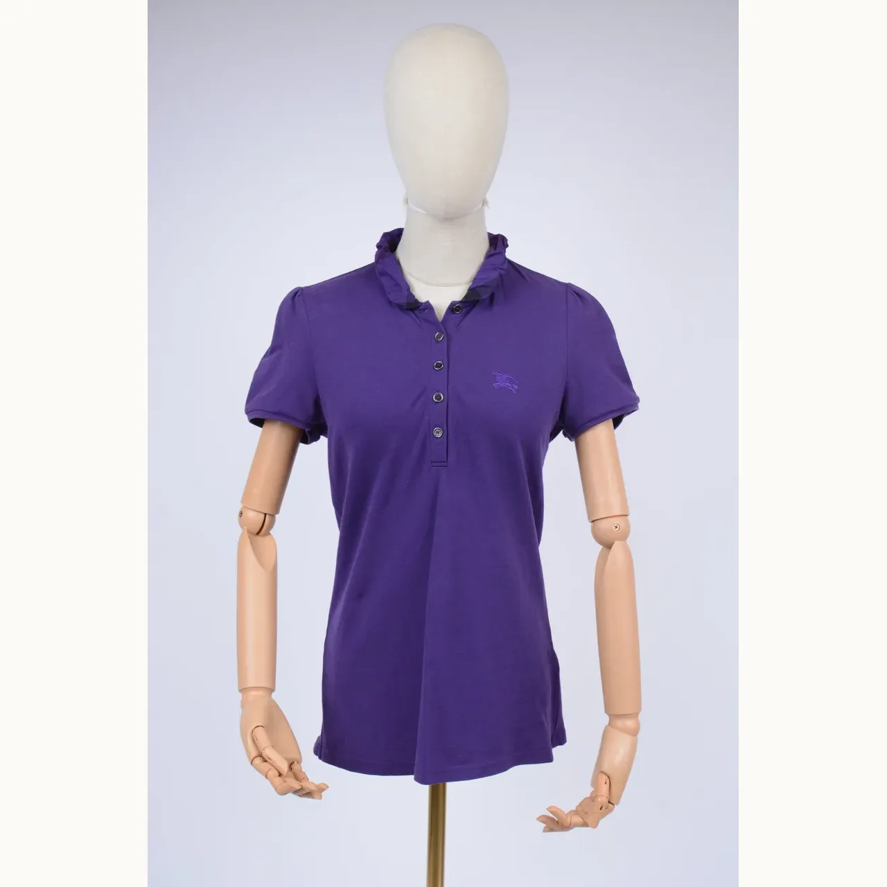 Shorts Burberry Sleeve Morados, Talla M