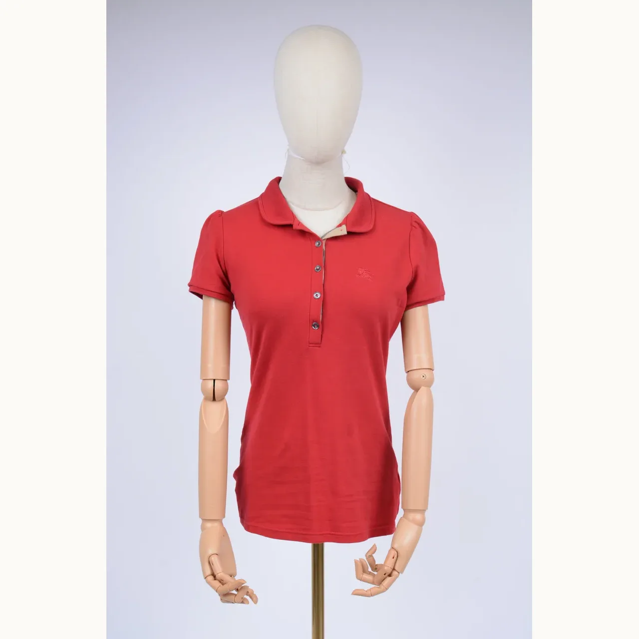 Shorts Burberry Sleeve Rojos, Talla S