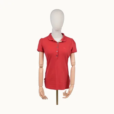 Shorts Burberry Sleeve Rojos, Talla S