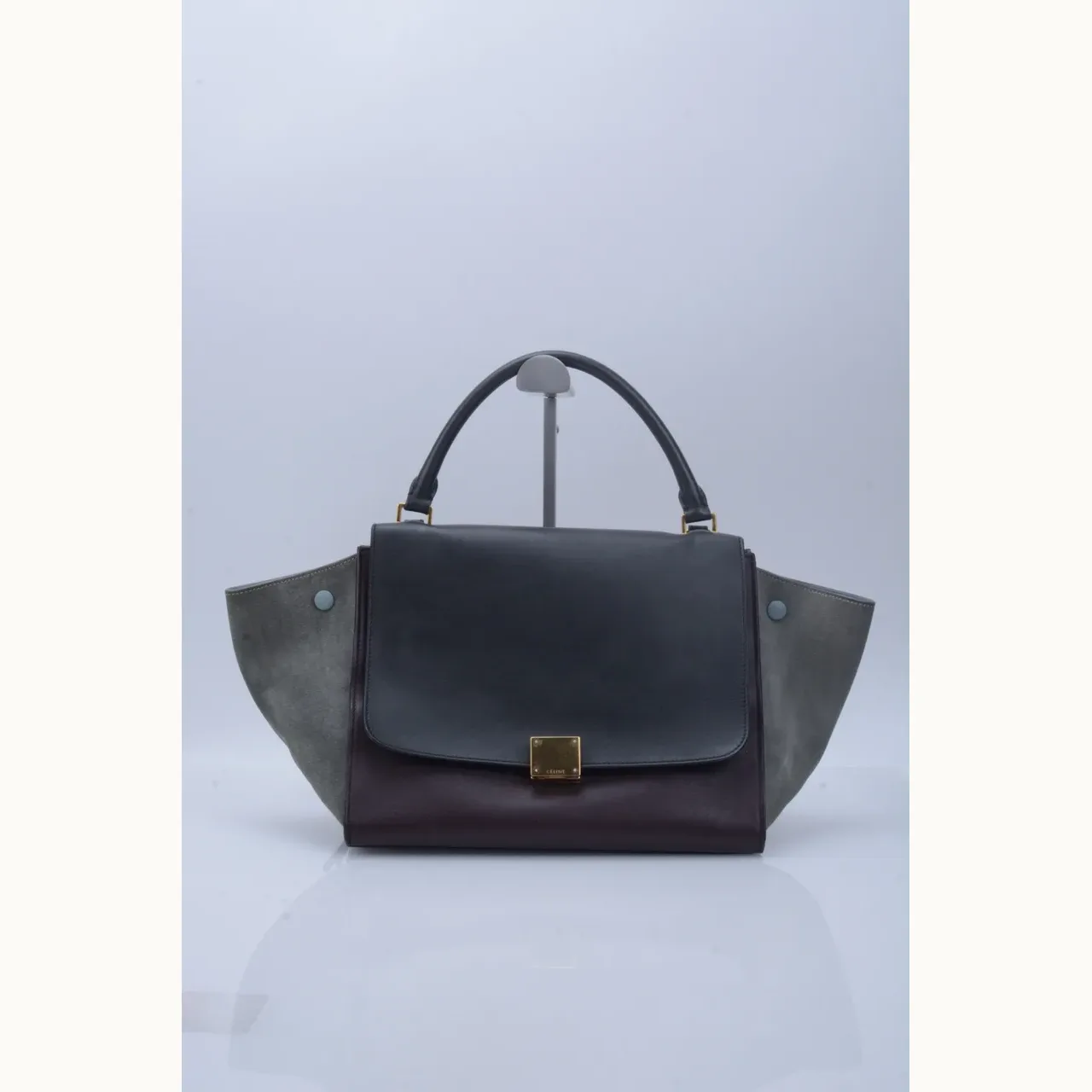 Bolso Céline Trapeze Tricolor Vino