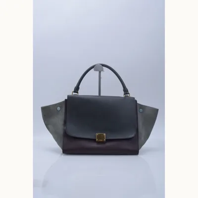 Bolso Céline Trapeze Tricolor Vino