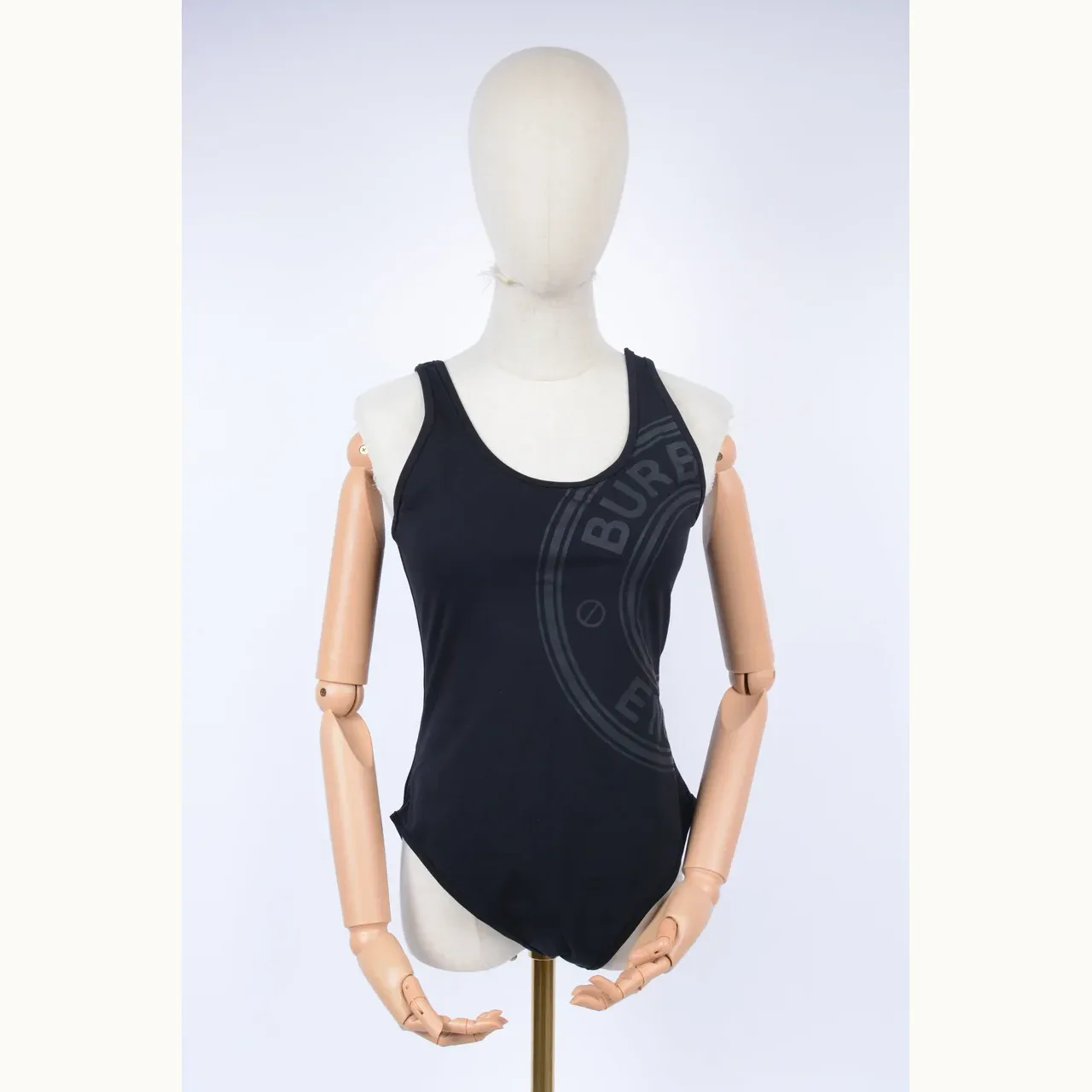 Burberry Logo Negra, Talla L