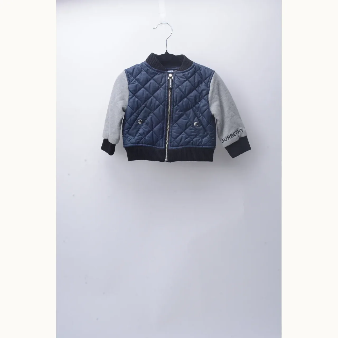 Chaqueta Burberry Kids Quilted Azul, Talla M