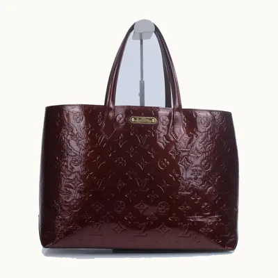 Bolso Louis Vuitton Wilshire Vernis Vino