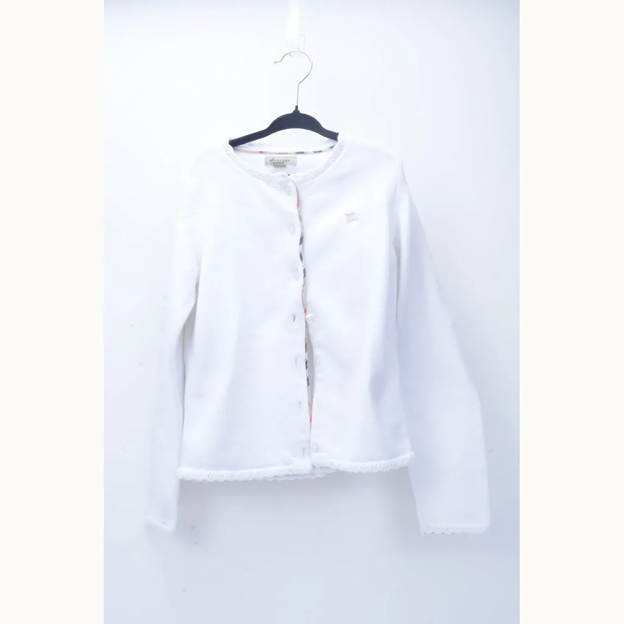 Burberry Parches Olanes Blanca, Talla 10 MX