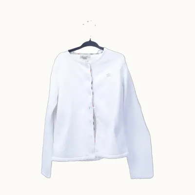 Burberry Parches Olanes White, Size 10 MX