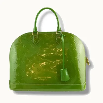 Louis Vuitton Alma Vernis GM In Handbag Green