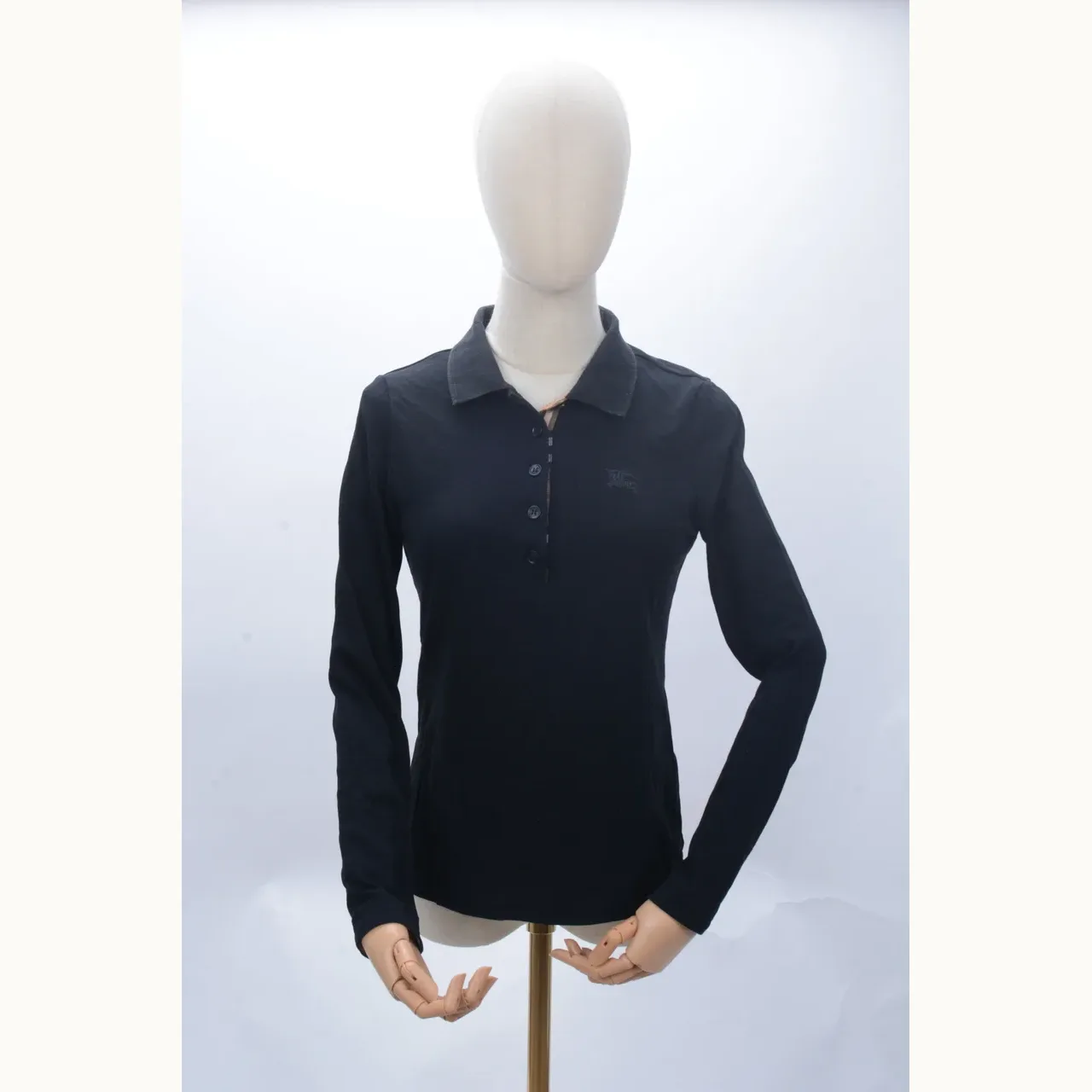 Burberry Haymarket Negra, Talla XS
