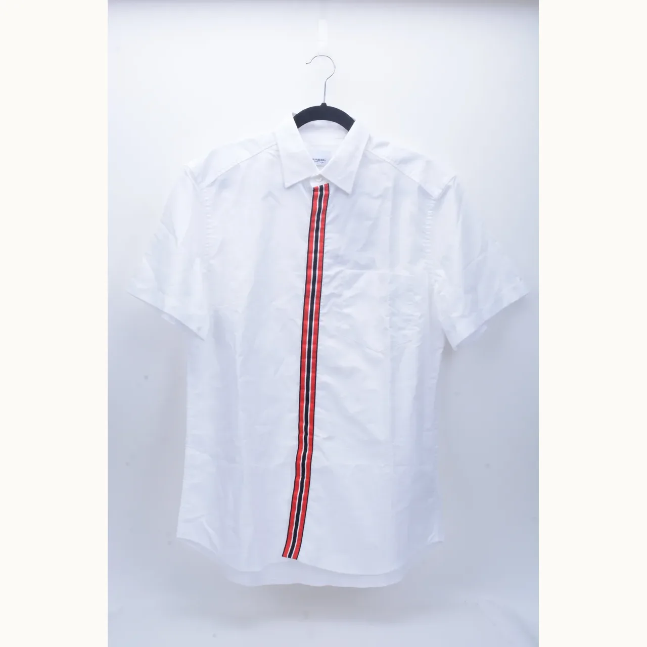 Burberry Botones Blanca, Talla L