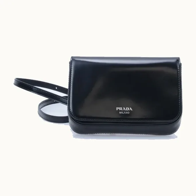 Bolso Crossbody Prada Brushed Negro