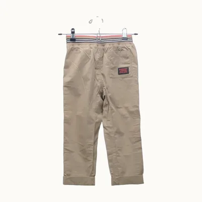 Burberry Kids Pants Khaki and Brown