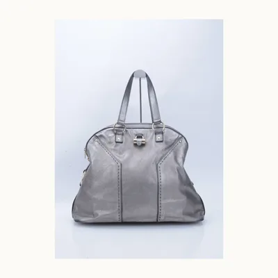 Bolso Saint Laurent Muse Plateado