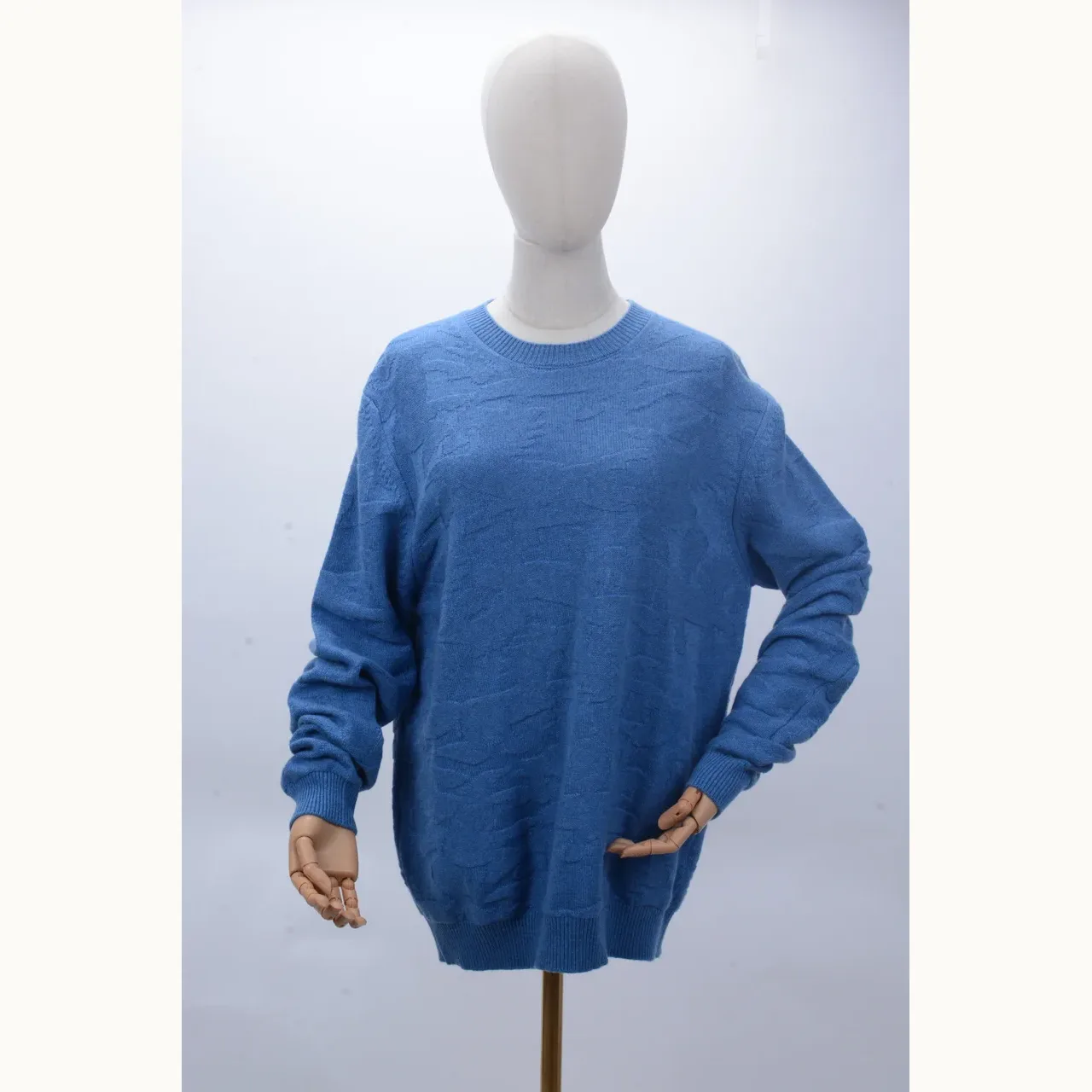 Salvatore Ferragamo Knitted Azul, Talla L