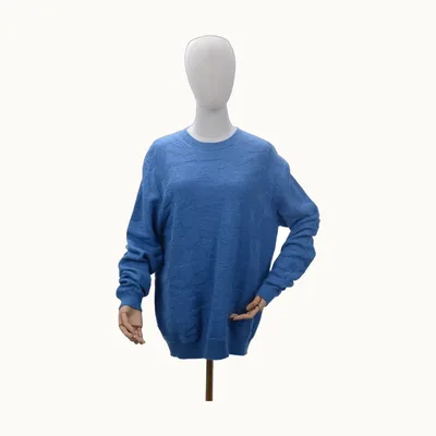 Salvatore Ferragamo Knitted Azul, Talla L