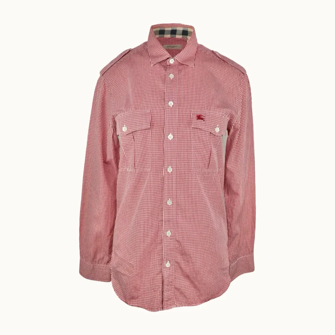 Camisa Burberry Gingham, Talla S
