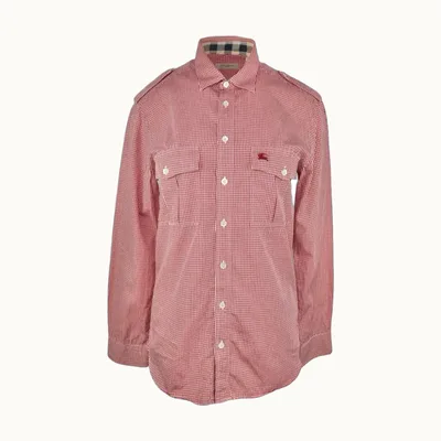 Burberry Gingham Shirt, Size S