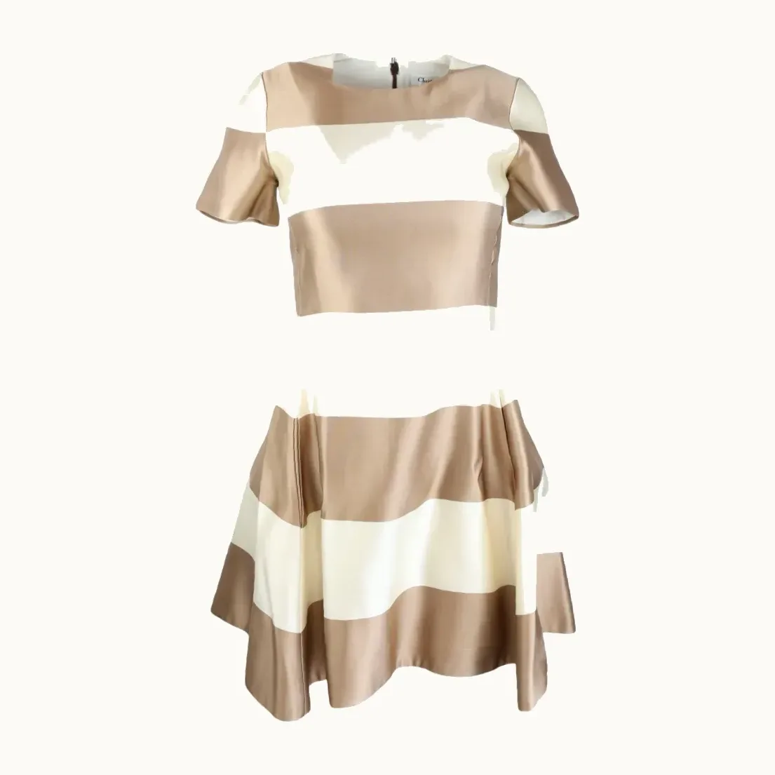 Vestido Dior Rayas, Talla 34 FR