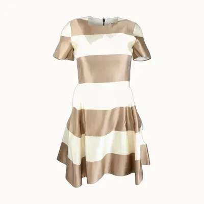 Vestido Dior Rayas, Talla 34 FR