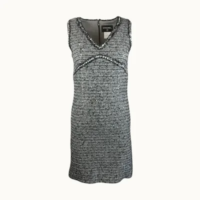Chanel Tweed Dress, Size 34 FR, Excellent, KV-6491