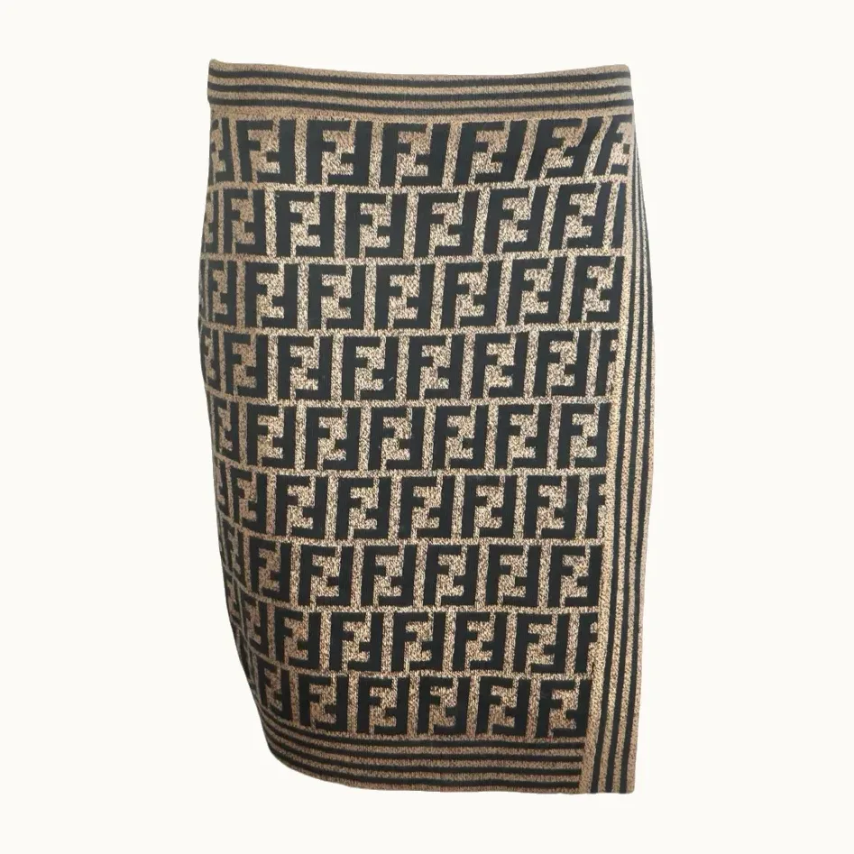 Enagua Fendi Zucca, Talla 42 IT