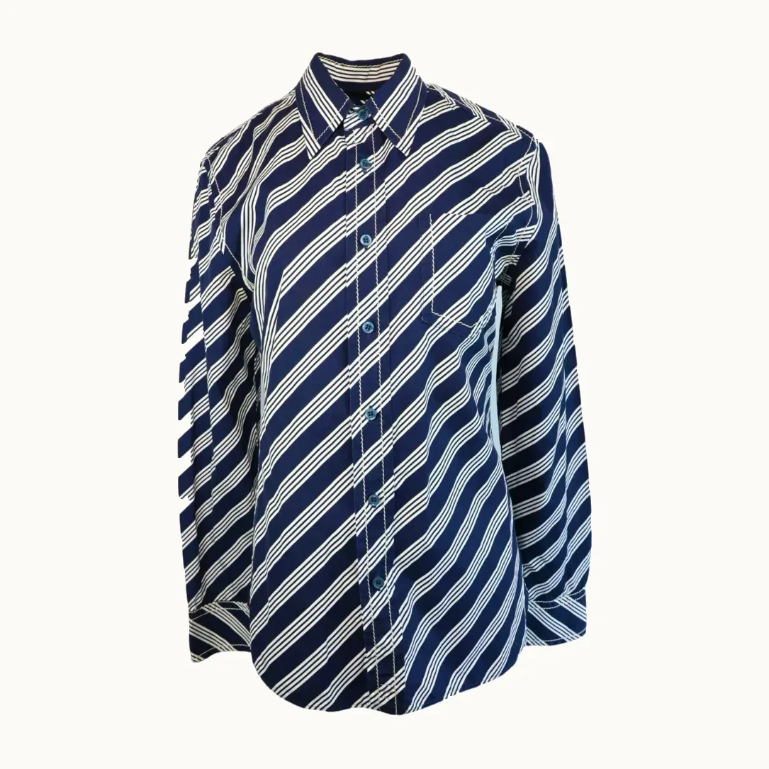 Camisa Prada Rayas, Talla L
