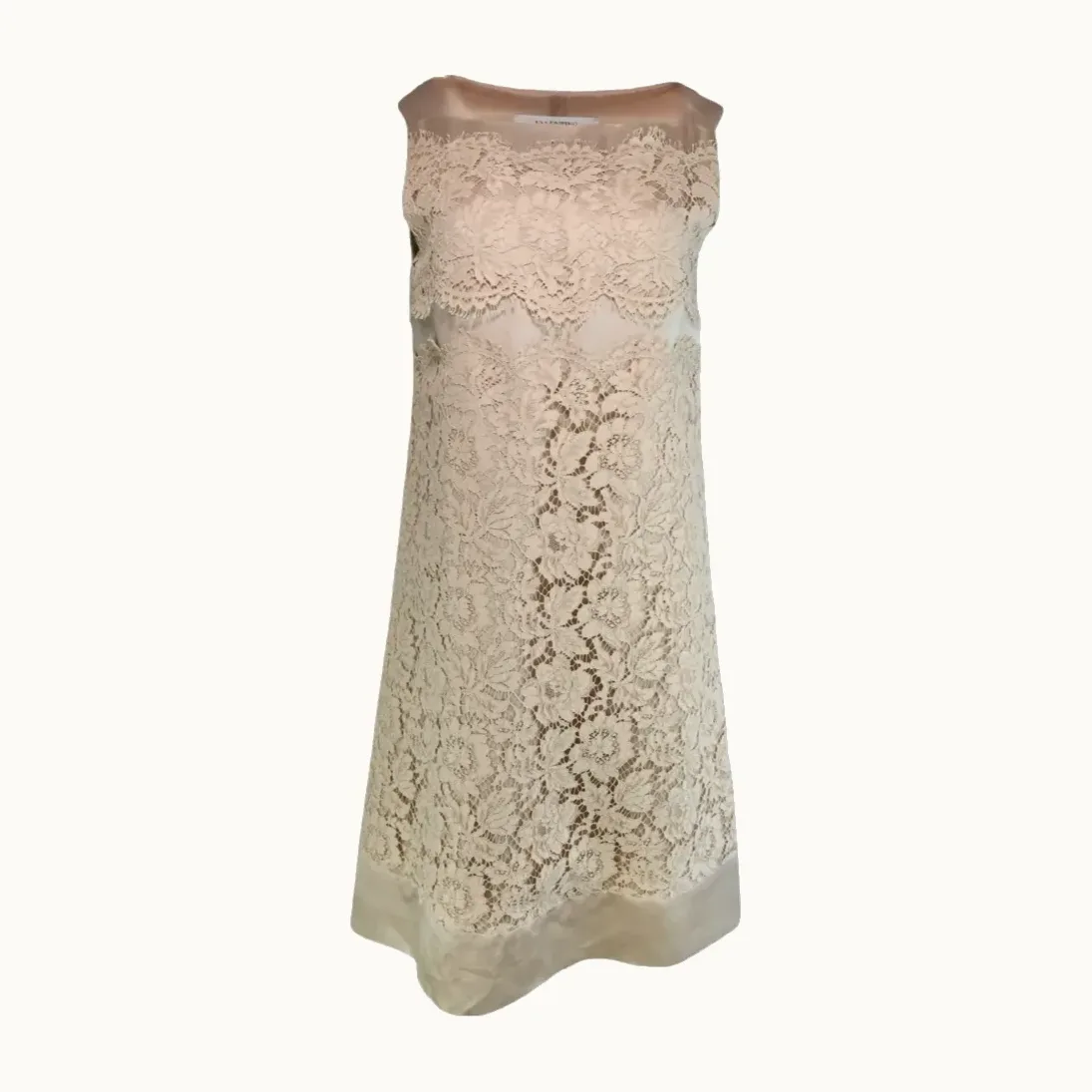Vestido Valentino Encaje, Talla 48 IT