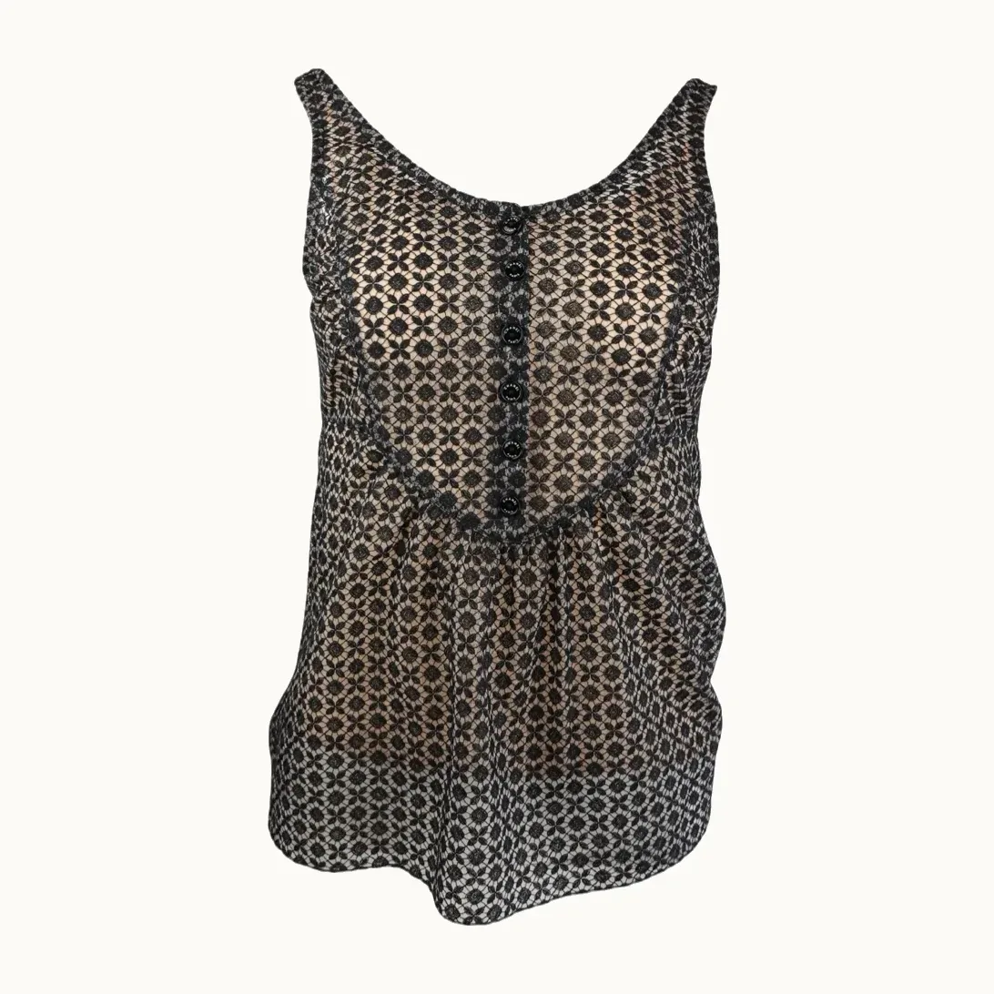 Blusa Chanel Flores, Talla 36 IT