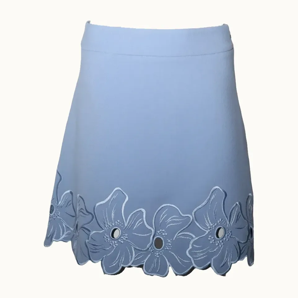 Enagua Dior Flores, Talla 42 IT