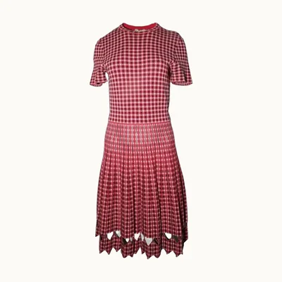 Fendi Plaid Dress, Size 40 IT