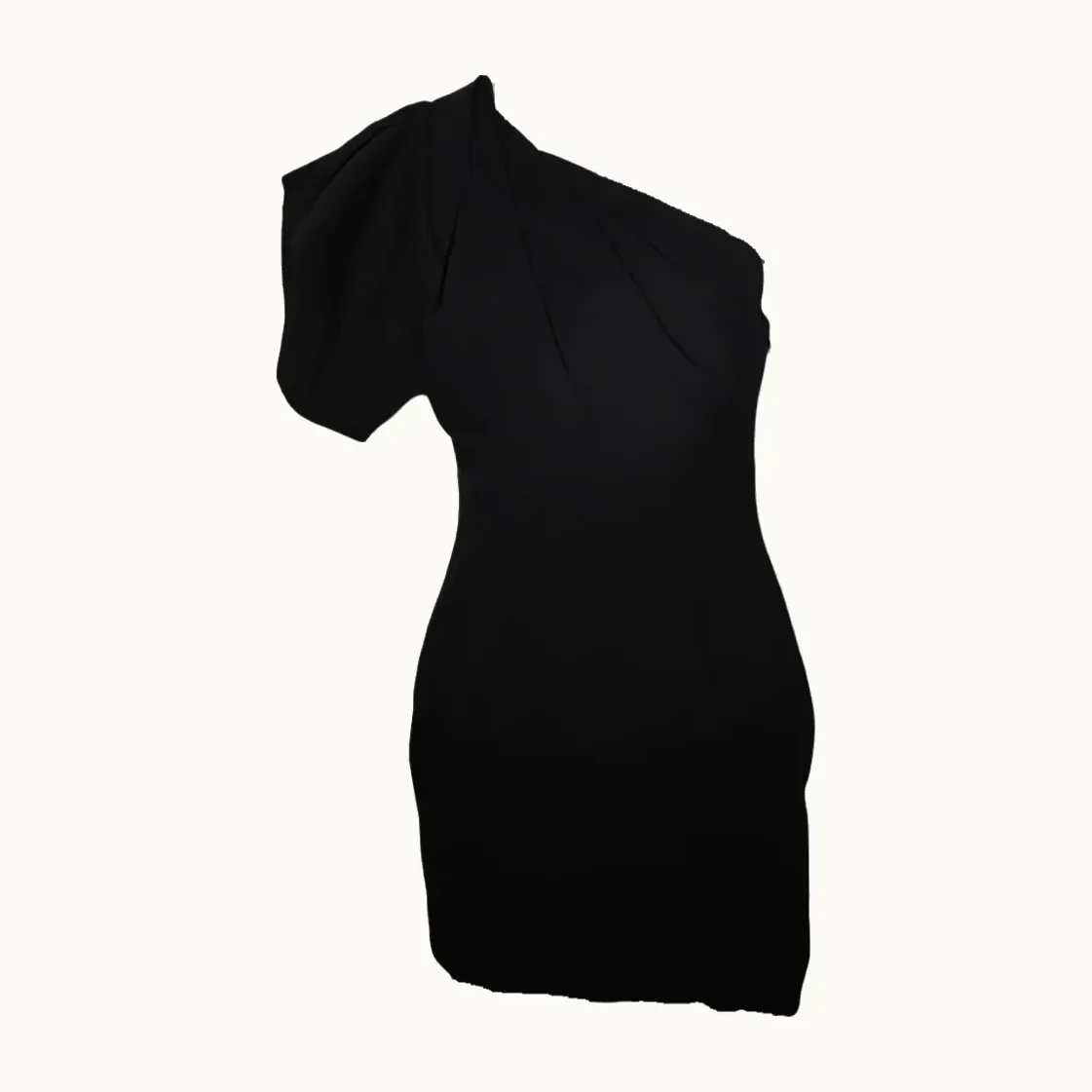 Vestido Saint Laurent Asimétrico, Talla 40 FR