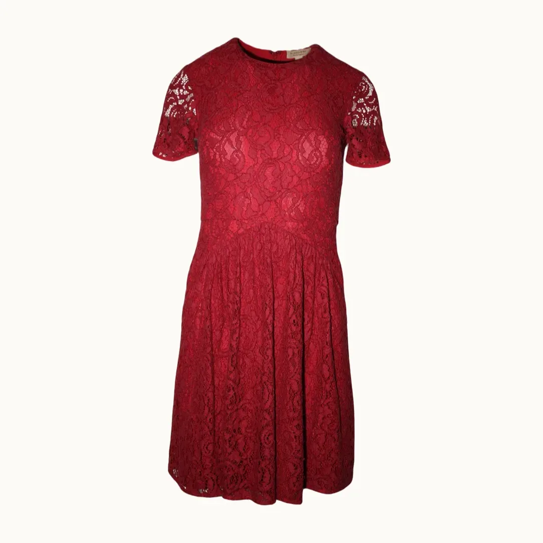 Vestido Burberry Encaje 36, Talla 36 IT