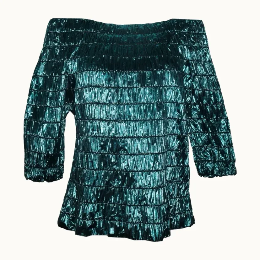 Blusa Dior Off Shoulder, Talla S