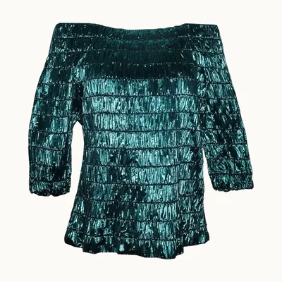 Blusa Dior Off Shoulder, Talla S