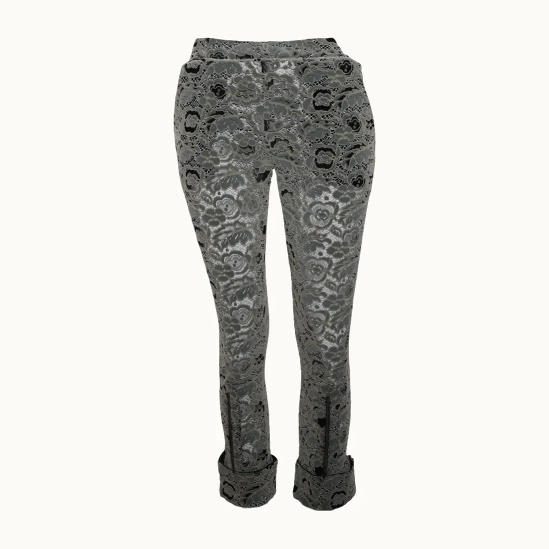 Pantalón Louis Vuitton Capri Encaje, Talla 34 IT
