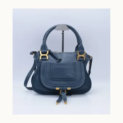 Bolso de Mano Chloé Marcie Small Azul