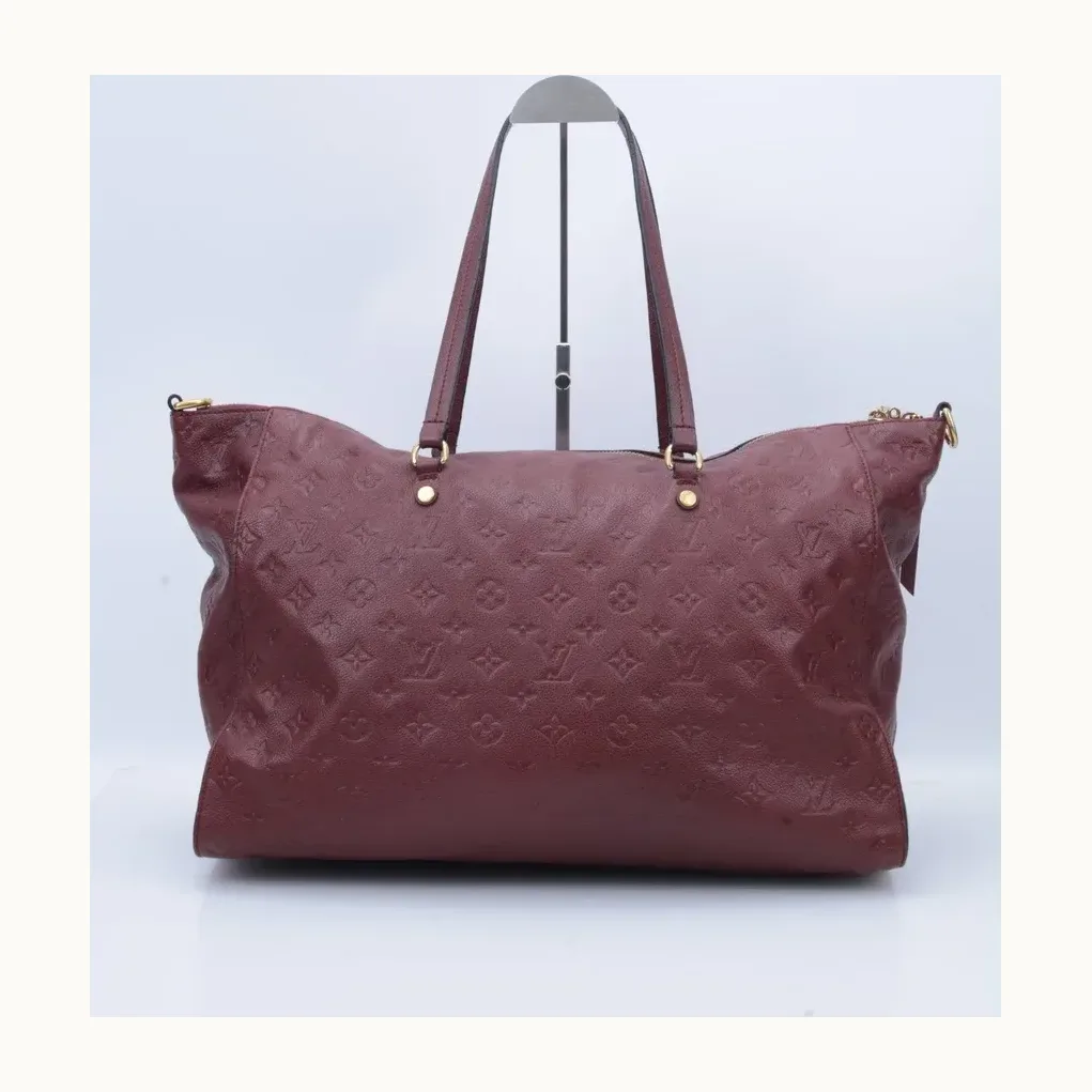 Bolso de Hombro Louis Vuitton Lumineuse Monogram Empreinte Vino