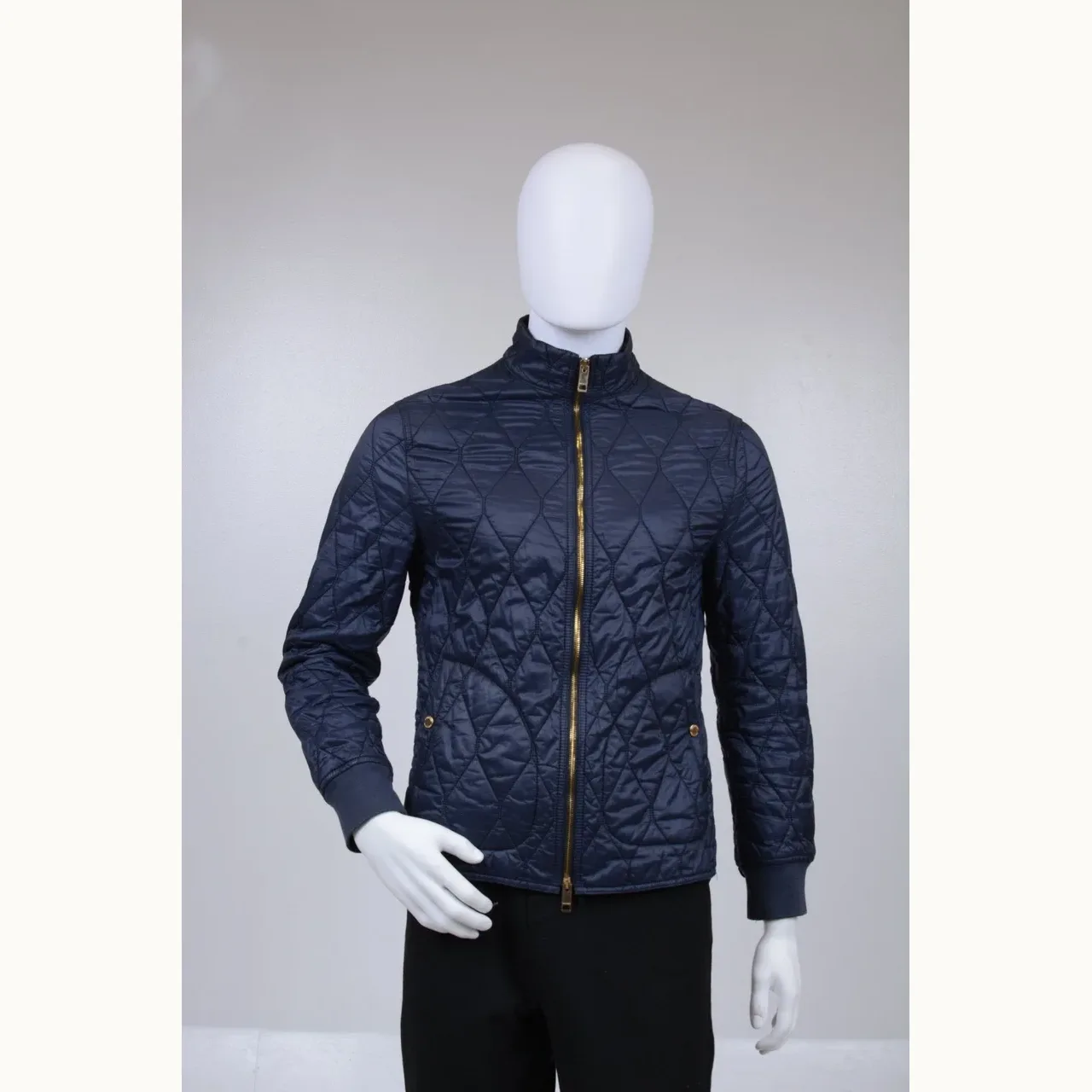 Chaqueta Burberry Quilted Azul, Talla S