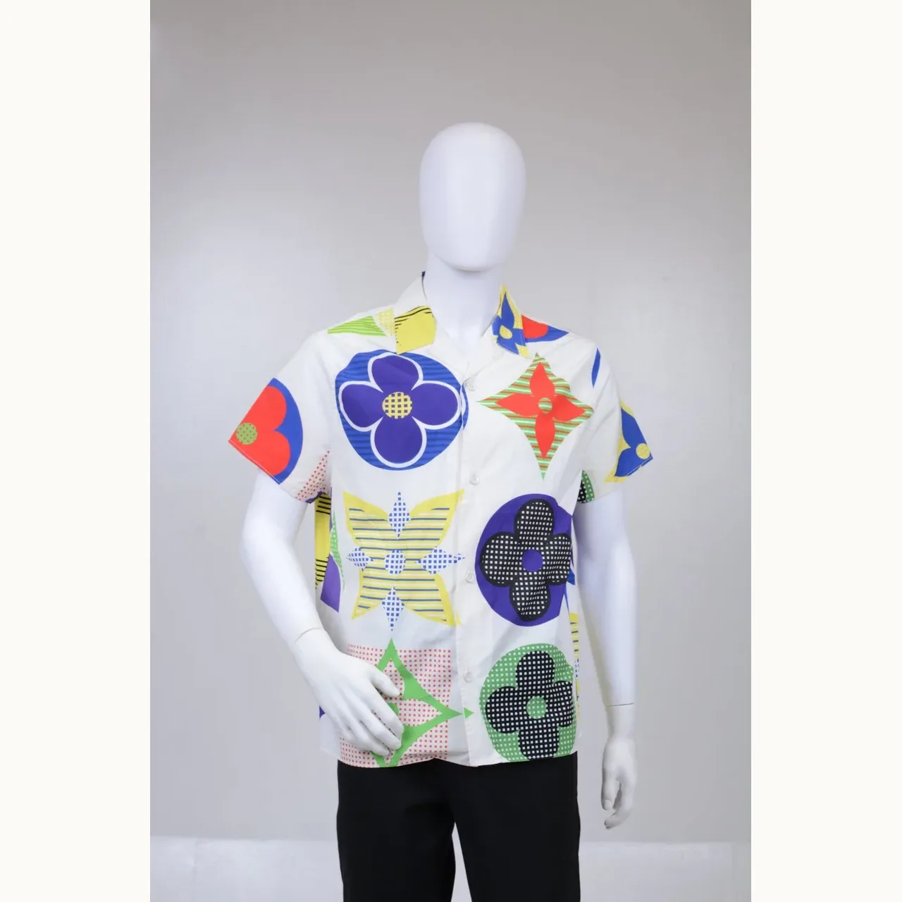 Camisa Louis Vuitton Hawaiian Fw20 Estampado, Talla L