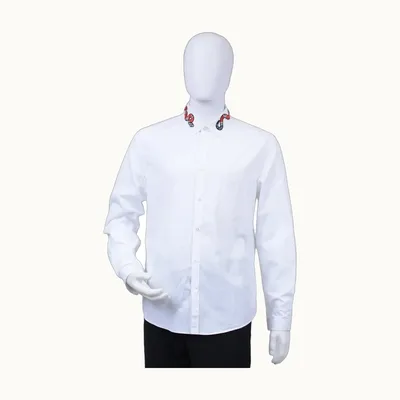 Gucci Duke Kingsnake Shirt White, Size L